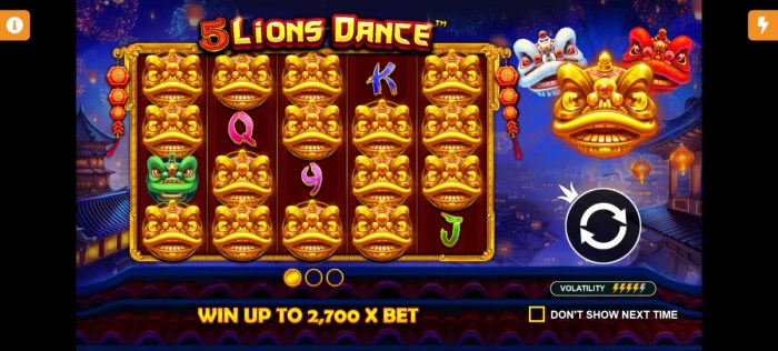 Rahasia Kemenangan 5 Lions Dance Slot